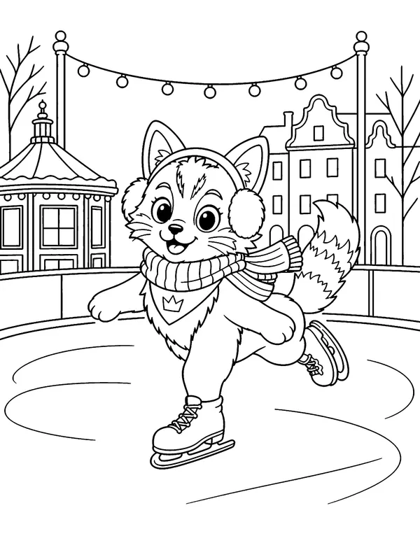 Winter skating