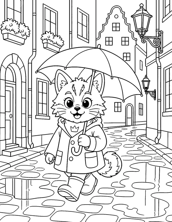Rainy day in Gamla Stan